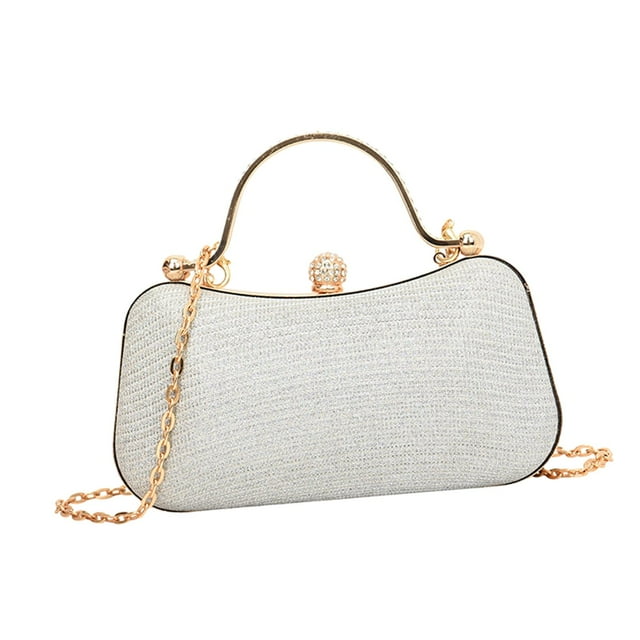 Bolso de hombro jinwen Mujer Moda Durable Plata