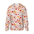 thumbnail image 1 of Balery Hello Autumn Maple Leaf Sudadera ligera de manga larga con capucha y protección solar UPF 50+ para hombre y mujer, ideal para pesca y running-Small, 1 of 7