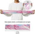 thumbnail image 6 of ALAZA Pink and Blue Tie Dye UV Sun Protection Arm Sleeves UPF 50+ Compression Cooling Sleeve 1 Pair, 6 of 7