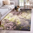 thumbnail image 3 of Cherry Blossoms Area&nbsp;Rug 3x5ft Flowers Sunlight Non-Slip&nbsp;Washable Square&nbsp;Rugs Soft Felt Indoor Floor Mat for Bedroom Kitchen Living Room Bathroom, 3 of 9