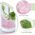 thumbnail image 3 of 4Pcs Real Touch Hydrangea Artificial Flowers, Green & White Fake Hydrangea Flowers, 21" Lifelike Latex Faux Hydrangea Flowers for Wedding Bouquet Home Decor Centerpieces, 3 of 5