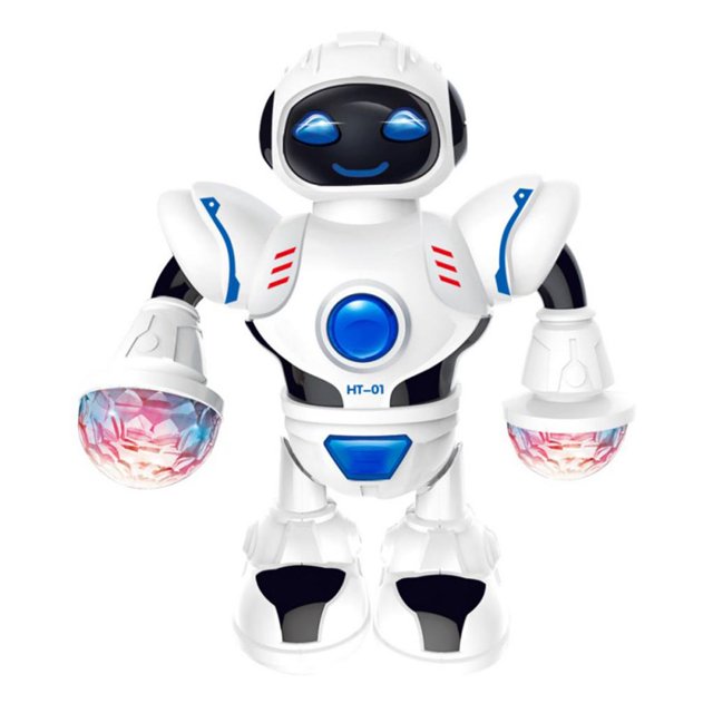 Robot De Baile Espacial Inteligente Giratorio, Juguetes Electrónicos Para Caminar Con Luz Musical, Juguete De Astronauta Para Niños, Regalo De Navidad Eigraketly FN003074-00
