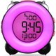 thumbnail image 1 of Loud Alarm Clock with Optional Alarm Dual Alarm Setting Snooze Function Night Light Bedside Battery Powered Clock (Black/Pink Light), 1 of 5