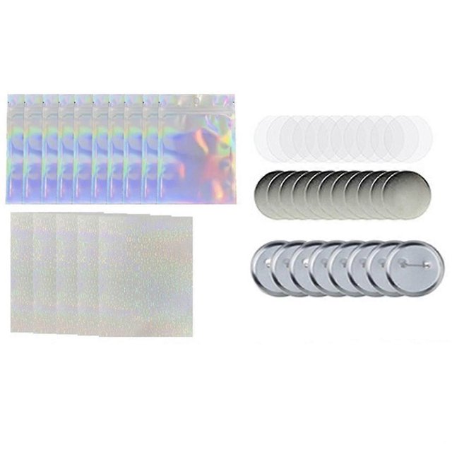 New Bajituo Pressing Mold 58mm Blank Button Badge for Button Making Machine, Badge Button Press Refi