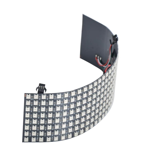 WESIRI 8x32 LED Matrix 256 Pixels WS2812B Panneau LED Flexible Numérique Ajustable Individuellement Couleur Rêve DC5V