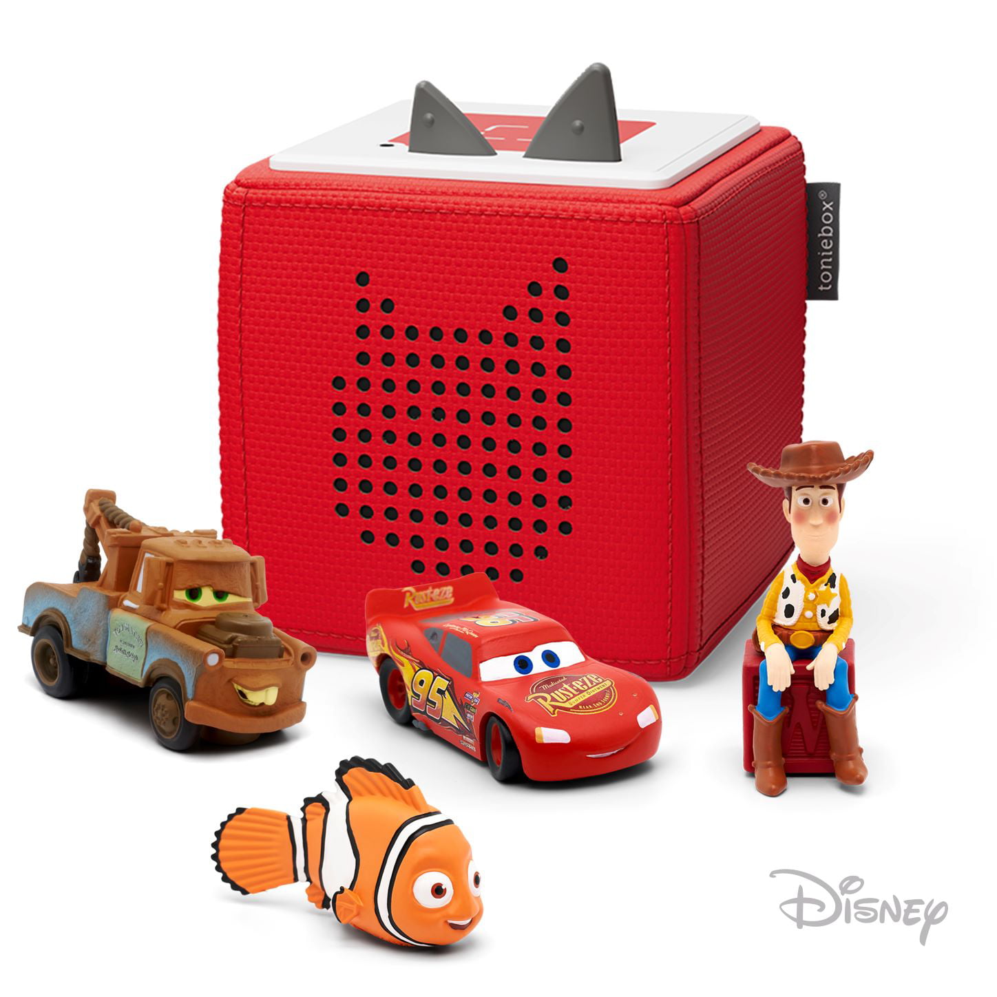 Toniebox Bundle with Woody, Lightning McQueen, Nemo, and Mater from Disney-Pixar