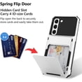 thumbnail image 2 of Wallet Case for Samsung Galaxy S23 Plus Case with 4-Card Credit Card Holder Slot Shockproof Cover Hybrid Heavy Duty Protection Armor Phone Case Compatible with Samsung Galaxy S23 Plus-White, 2 of 6