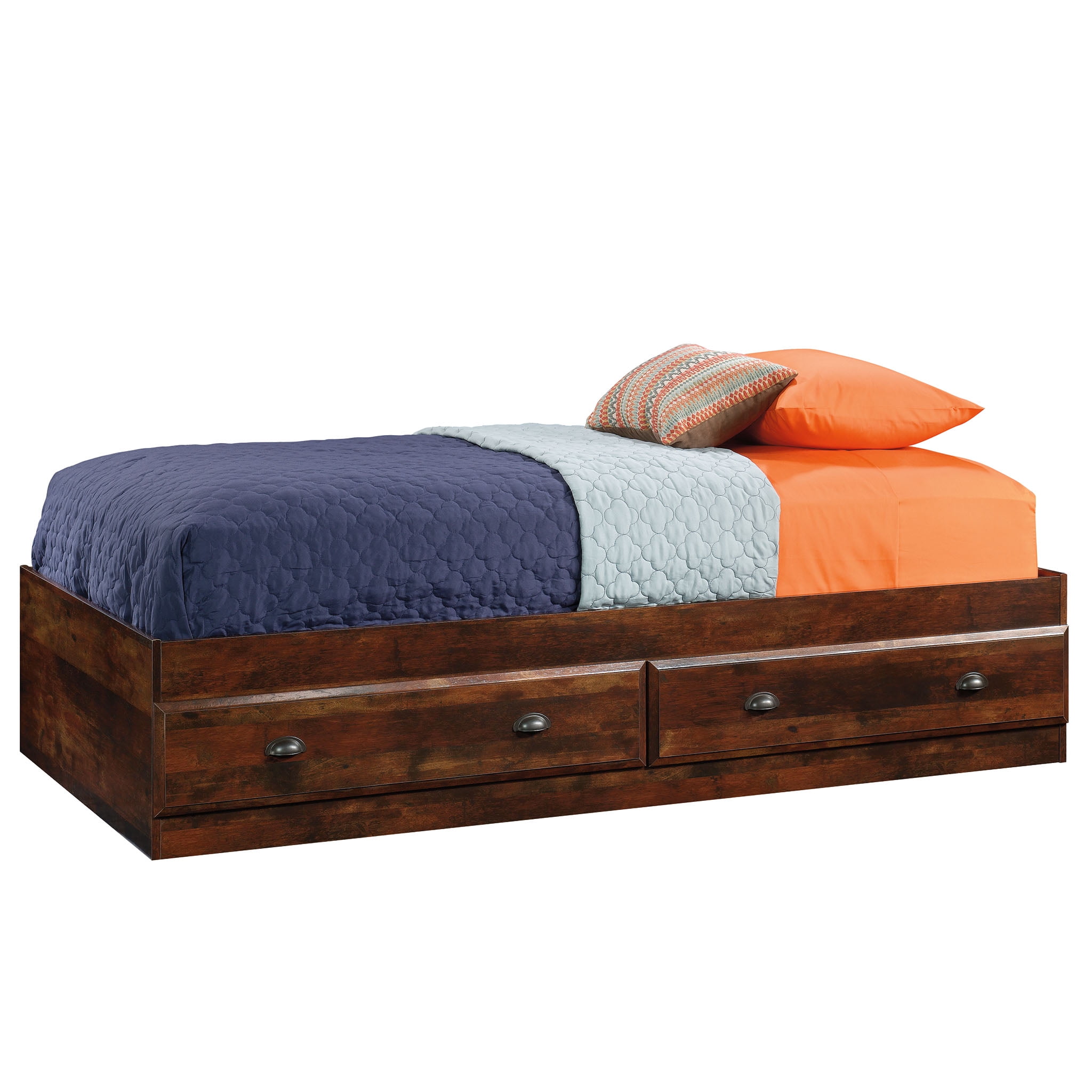 Better Homes & Gardens Leighton Kids, Teen Twin Contemporary Wood Composite Bed, Rustic Cherry
