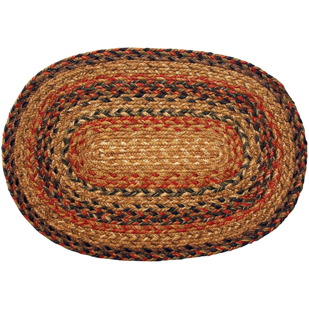 Timber Trail Braided Placemats Oval (Set of 4)