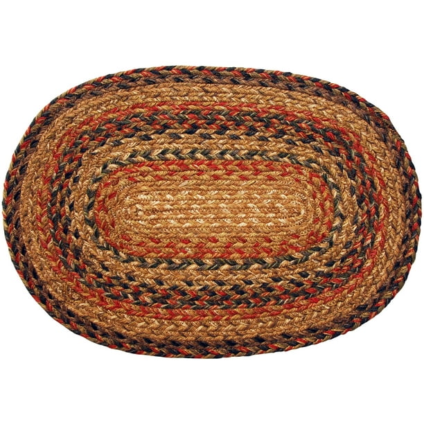 Timber Trail Braided Placemats Oval (Set of 4)