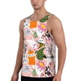 thumbnail image 2 of Lsque Cartoon Halloween Pattern Mens Tank Tops Muscle Athletic Quick Dry Sleeveless Workout Fitness T Shirts Beach Tank Top, Loose-fit Sleeveless Shirt for Men-Large, 2 of 7