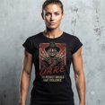 thumbnail image 4 of Vintage DARE Freddy Krueger Syringe Glove Horror Parody Graphic T-Shirt Retro Tee, 4 of 4
