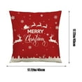 thumbnail image 3 of Diceymbol Christmas Pillowcase Used for Christmas Decoration Winter Holiday Decoration Pillow Cover Suitable for Home Sofas 18x18Inch Christmas Home Decorations, 3 of 7