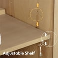thumbnail image 5 of Palos 18" Single Bath Vanity in Spruce Natural Brown with White Basin & Mirror, 5 of 12