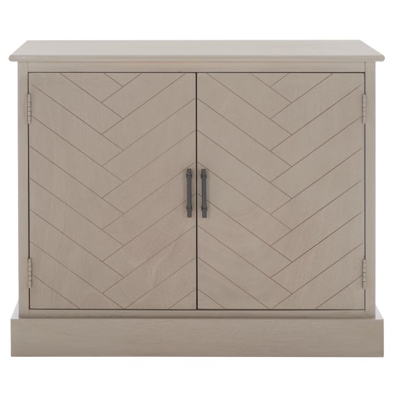 SAFAVIEH Peyton Contemporary Off-White/Beige Wood Storage Console Table (31.5 in. W x 13.4 in. D x 26 in. H)