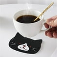 thumbnail image 2 of Feltree Cute PVC Non-slip Mat Bowl Mat Tea Heat Insulation Mat Placemat Heat-insulating Mat Table Mat High Temperature Mat Absorbent Mat, 2 of 8