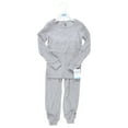 thumbnail image 2 of Hudson Baby Thermal Long Underwear 2pc Set, Heather Gray, 6-12 Months, 2 of 4