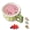 Pink, variant on 2-in-1 Fruit Strainer Container with Lid, Multifunctional Foldable Handle for Kitchen Camping
