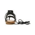 thumbnail image 2 of STYLE & COMPANY Womens Black Strappy Padded Cairro Round Toe Lace-Up Slingback Sandal 7.5 M, 2 of 3