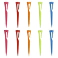 thumbnail image 2 of 10 piezas de coloridas camisetas de golf portátiles con gancho para clip en la visera, bolsillo o guante Equipo de club de golf s de entrenamient 84mm Baoblaze Tees de golf portátiles, 2 of 6