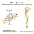 thumbnail image 5 of Rosec Jewels Certified Lab Grown Diamond Classic Engagement Ring for Women, EF-VS Quality, 14K Yellow Gold, US 13.00, 5 of 8