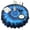 Blue Tie Dye, variant on Blue Tie Dye Spiral Pattern Round Tablecloth 60"x60",Wrinkle Wipeable Table Cloth for Kitchen Dining Room Picnic Patio Party