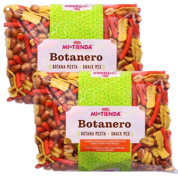 Cacahuate Botanero Snack Mix Peanuts & Corn Chips 16oz 2 Pk