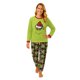 thumbnail image 1 of Moonsky-Green Flannel Christmas Pajamas For Family Parent-child Warm Christmas Set Christmas Letter Printed Home Wear Pajamas Two-piece Mom Set Matching Christmas Pjs For Family#Women 2XL, 1 of 5