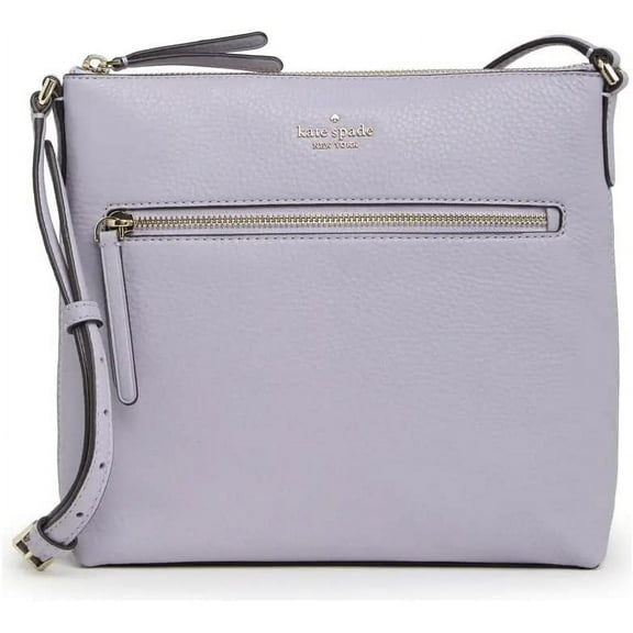 Kate Spade Women's Jackson Top Zip Crossbody Leather Handbags One Size Frozen Lilac
