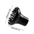 thumbnail image 2 of Universal Hair Dryer Diffuser,Professional Hair Diffuser for Curly Hair,Heat Resistant Quick Drying Polished Spiral Texture Home Salon for Hair Dryer,Universal Hair Diffuser Hood Interface, 2 of 9