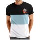thumbnail image 1 of Mens Casual Pantalones Cortos Cuello Redondo Patchwork Impresión Suéter Blusa de Fitness, Camisetas para Hombre, 1 of 4