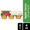 Musselman's Applesauce Cups, Unsweetened, 4oz, 6 Count