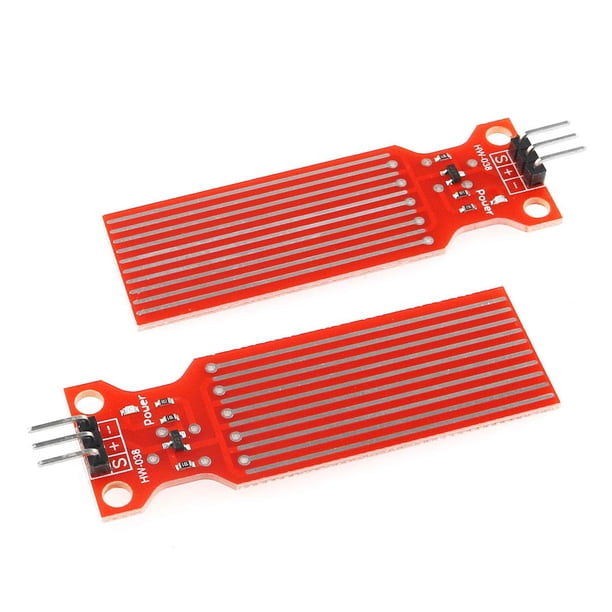 DGZZI Módulo de Sensor de Nivel de Agua 2 Piezas Módulo de Sensor de detección de Profundidad de Altura de Superficie líquida de Nivel de Agua de Lluvia para Arduino Raspberry Pi
