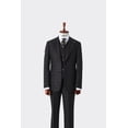 thumbnail image 2 of Suit, Vest Viscose Slim Fit 100% Handmade Dark Brown Modern Men's Invitation Dress, 2 of 5