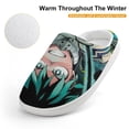 thumbnail image 4 of Izuku Midoriya My Hero Academia Kid's Cotton Slippers Winter Warm Soft Plush Slippers with Rubber Sole Non-Slip Indoor Outdoor Slip on Shoes Fluffy House Slippers For Boys Girls Teen, 4 of 8