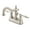 Brushed Nickel, variant on Kingston Brass KS1601NL 4 in. Centerset Bathroom Faucet, Polished Chrome