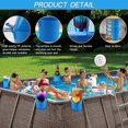 thumbnail image 4 of 2pcs Poolside Cup Holders For Above Ground Pools, Plastic Swimming Pool Drink Holder For Pool Side, No Spills Pool Cup Holders, 4 of 5