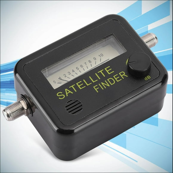With Digital Screen, Satellite Finder, Small Size 7dB Portable Satellite Signal Finder, Black For Travel