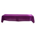 thumbnail image 1 of Nappe Rectangulaire 145x320cm Résistante aux Taches Banquet Mariage Décoration de Fête Violette, 1 of 9