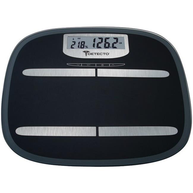 Detecto D15003p0US WideBody LCD Digital Glass 8in1 Body Fat Scale