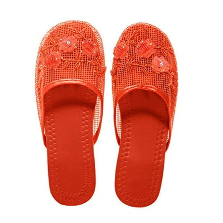 

Women s Mesh Slippers with Sequin Available in 15 Colors