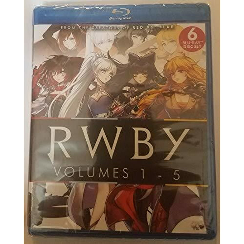 Rwby: Volumes 1-5 Blu-Ray (Blu-ray) - Walmart.com - Walmart.com