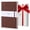 Brown, variant on Plexon Graph Paper Notebook, Notebook Journal 160 Pages, Graph Notebook Medium 5.7 inches x 8 inches, 120 GSM Thick Paper, Red, Hardcover