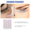 thumbnail image 4 of LOLIPPYY 5 Pairs Colored Eyelash Clusters, Assorted Colors for Everyday Wear and Daily Life Looks, 4 of 6