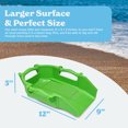 thumbnail image 3 of Sand Dipper Treasure Digger Shark Tooth Sifter & Sand Shovel – Ergonomic Multi-Handle Sand Sifter for the Beach With a Shovel-Shaped Head Makes It Easy To Dig & Sift To Find Treasures (Green), 3 of 6
