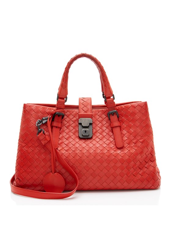 Pre-Owned Bottega Veneta Intrecciato Nappa Roma Small Satchel