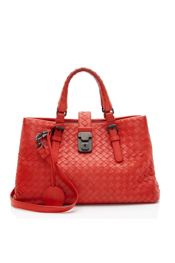 Pre-Owned Bottega Veneta Intrecciato Nappa Roma Small Satchel