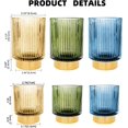 thumbnail image 2 of Makeup Brush Holder Organizer Crystal Makeup Holder for Lipstick Organizer Small Makeup Organizer Entry Retro Desktop Eyeliners Eyebrow Pencil Storage Cup Holder (Large Blue), 2 of 5