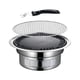 thumbnail image 2 of Parrilla de barbacoa coreana, estufa para hacer parrilla pequeña, accesorios de acero inoxidable, estufa para hacer parrilla portátil antiadherente, p con placa de hierro, 2 of 9