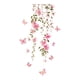 thumbnail image 1 of Pegatina de pared de vides de flores decorativas decorativas románticas de PVC Decoración de bricolaje y palo para el baño del dormitorio, 1 of 9